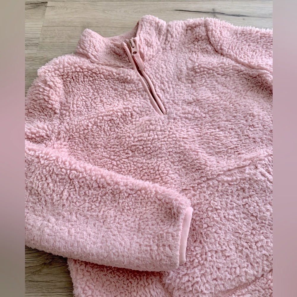 3/$30 | Carter’s | Sherpa Fleece Quarter Zip Pullover for Girls | Size 10 - Picture 4 of 8